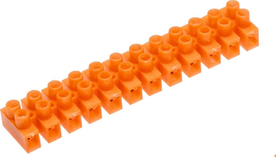 Terminal elektrik GTV LZ-160, 27 pika, 16mm² 76A, portokalli