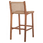 Stol bari prapa me dru teak & litar 40×53×89 cm (HM9381.01)