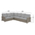 Set Tavolinë me 2 stolë HM5144.21, gri