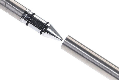 Pishtar kopshti Shoppartners Torch, çelik inoks, 115 cm, argjendtë
