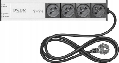 Shirit energjie i menaxhueshëm KT NETIO PowerBOX 4KE, 4 dalje, PDU, i zi
