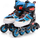 Patina inline Meteor INV S, të rregullueshme 30‑33, me rrota PU 70 mm, blu
