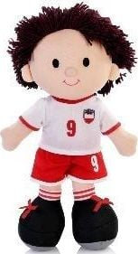 Kukull pelushi futbollist Artyk, 38cm, me rroba të heqshme