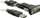 Kabllo Delock USB-A - D-Sub (VGA), 0.8 m, e zezë