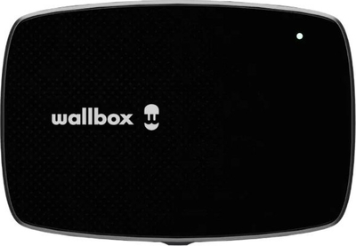 Karikues muri për makina elektrike Wallbox Commander 2s, 22kW, kabllo 5m, i zi