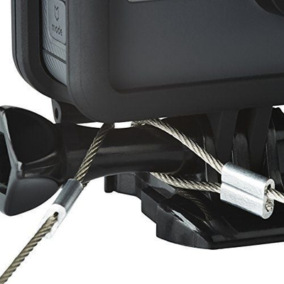 Set kabllo sigurie për kamera Mantona Safety Line, çelik inoksi 40cm dhe 100cm, e zezë me argjend