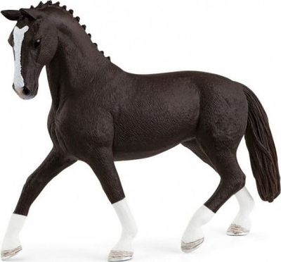 Figurë loje Schleich Horse Club Hanoverian Mare 107051, plastikë, kalë hanoverian, i zi