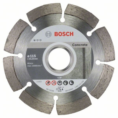 Disk prerës diamant Bosch 2608603239, 115mm, për beton