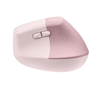 Maus Logitech Lift 910-006478, vertikal, pa kabllo, rozë