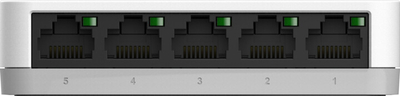 Switch D-Link GO-SW-5G, i bardhë
