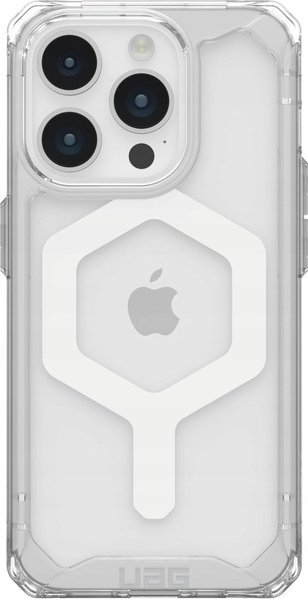 Mbrojtëse telefoni UAG Plyo MagSafe për iPhone 15 Pro Max, që s’e ha kollaj goditja, transparente