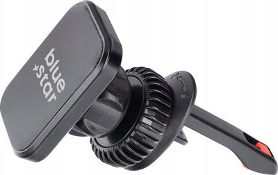 Mbajtëse magnetike për makinë Blue Star Smart Lock Square, për grilë ajri, rrotullim 360°, e zezë