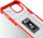 Mbrojtëse telefoni Hurtel Crystal Ring Case për iPhone 13 mini, me mbajtëse magnetike, e kuqe