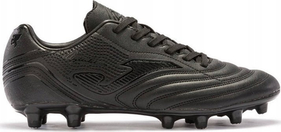 Këpucë futbolli Joma Aguila 2321 FG M për burra, me tapa për bar natyral, të zeza