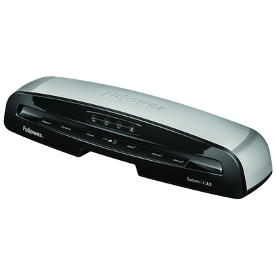 Laminator Fellowes Saturn 3i A3, format A3, ngrohje e shpejtë, gri e zezë