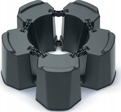 Модуларен основен сет под буре MODULAR BASECAN, пластика, антрацит