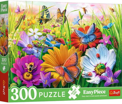 Puzzle Trefl EasyPiece Insects in the Meadow, 300 copa, shumëngjyrësh
