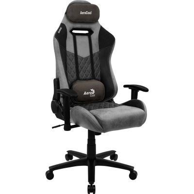 Karrige gaming Aerocool Duke AC-280, AeroSuede, deri 150 kg, gri me të zezë