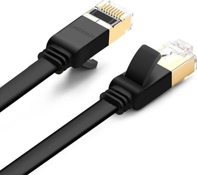 Kabllo rrjeti Ugreen Ethernet RJ45 Cat 7 STP, 10 m, e zezë