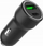 Karikues Gembird, për makinë, 2x USB, PD 20W, i zi
