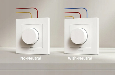 Çelës dimmer inteligjent Aqara H2 EU, Zigbee Matter, me rrotull, i bardhë