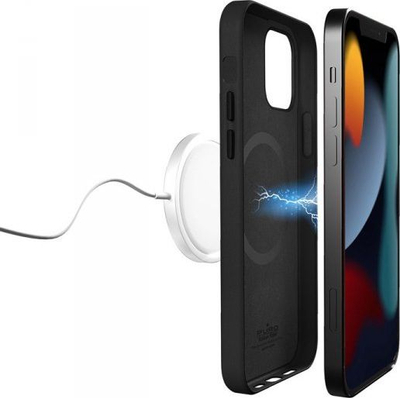 Mbrojtëse telefoni Puro SKYMAG për iPhone 13 Pro, MagSafe, e zezë