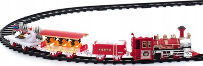 Set tren elektrik lodër AC Déco Bear, 16 pjesë, me muzikë, i animuar
