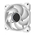 Ventilator kasesh Darkflash DR08, 120mm, A-RGB, i bardhë