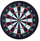 Loja dart LEAN Toys Target Ball Arrow, tabelë 28 cm, për kalamaj