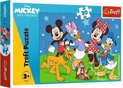 Puzzle Trefl Mickey Mouse and Friends, 30 pjesë, për fëmijë