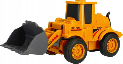 Lodër buldozer metali MEGA CREATIVE 482700, 15 cm, me pull back, shumëngjyrësh