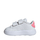 Këpucë sportive për kalama Adidas Advantage I, me sholla EVA, mbyllje me rripa, të bardha