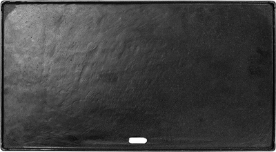 Plakë grili Yato prej gize Cast Iron Plate 41x22, 2 në 1, e zezë