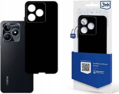 Këllëf telefoni 3MK Matt Case Realme C53, mbrojtës, matte, i zi