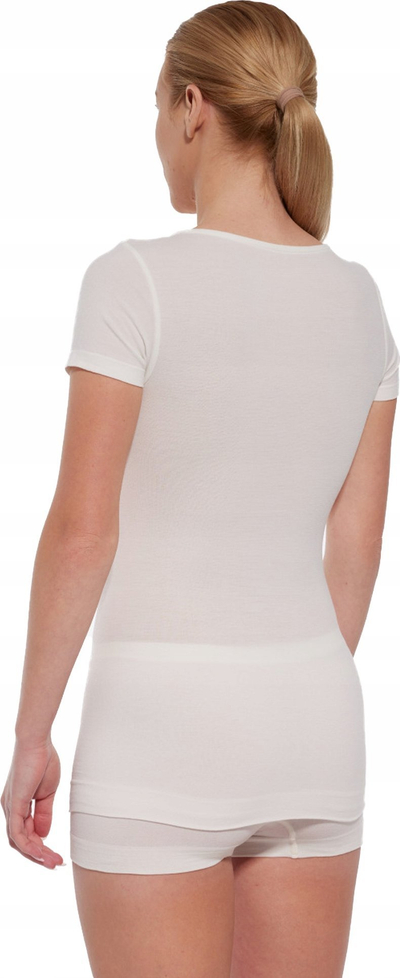Bluzë termike për femra BRUBECK Comfort Merino, material merino, pa qepje, ngjyrë krem