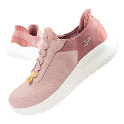 Atlete Skechers Bobs Squad Slip ins W 117504 BLSH, Memory Foam, taban gome, rozë