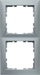 Kornizë dyshe Berker Square 5310128994, montim vertikal ose horizontal, alu matt