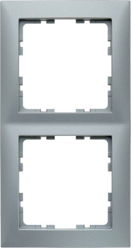 Kornizë dyshe Berker Square 5310128994, montim vertikal ose horizontal, alu matt