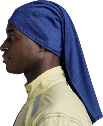 Shami shumëpërdorimshme Buff Merino Lightweight Solid, lesh Merino 100%, kobalt i errët