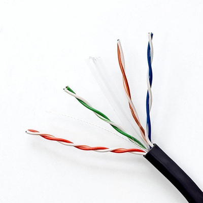 Kabllo rrjeti Qoltec CAT6 UTP, 50m, 1Gb/s, e zezë