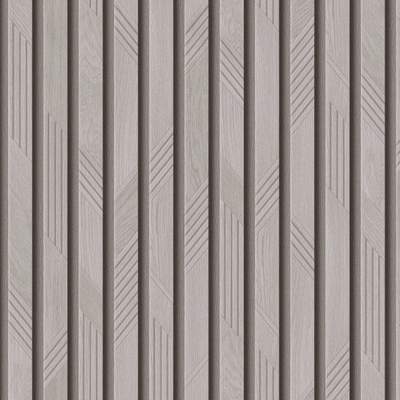 Tapet muri Sintra 3D slats, vinyl non woven, 53cm x 10m, gri argjendi
