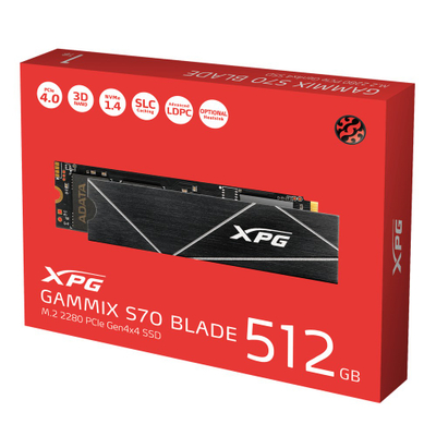 Disk SSD XPG GAMMIX S70 BLADE, M.2, 512GB, PCIe 4.0