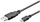 Kabllo USB PremiumCord USB A në microUSB, 0.6 m, USB 2.0, e zezë