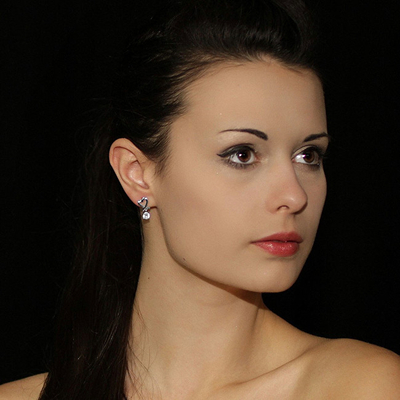 Vathë goca Silvego Heart JJJE0387, argjend