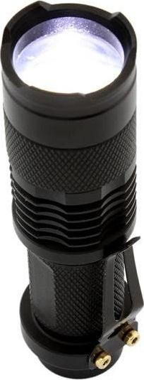 Dritë dore taktike Cree XR-E Q5, LED, që s’e ha uji, ngjyrë e zezë