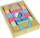 Lodra konstruktore Lean Sport Wooden Blocks, 28 elemente, dru, ngjyra pastel