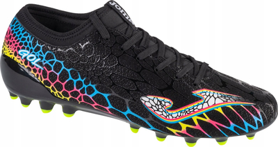 Фудбалски копачки Joma Gol 2401, за вештачка трева, за мажи, црни со флуоресцентно жолти детали