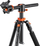 Tripod fotografik K&amp;F Concept T254A4+BH-28L, aliazh alumini dhe magnezi, kthehet në monopod, portokalli metalik