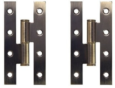 Menteshë dere Haushalt H-Style, 110x55x2.5mm, set 2 copë, bronz antik