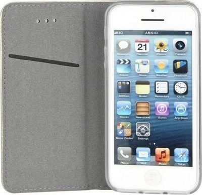 Këndëse libri Smart Magnet për Xiaomi 12T, lëkurë sintetike, me xhep për karta, ngjyrë gold